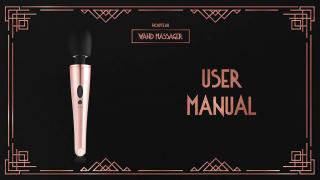 User Manual - Rosy Gold Nouveau Wand Massager 