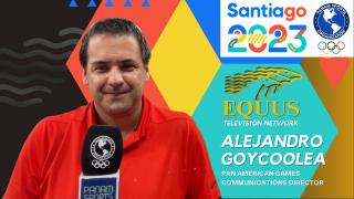 Alejandro Goycoolea Communications Director for Pan American Games - Interview with Diana De Rosa