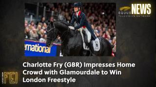 Charlotte Fry (GBR) Impresses Home Crowd with Glamourdale to Win London Freestyle 