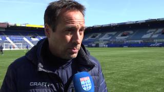 John van ’t Schip: ‘Ik verwacht een hele moeilijke wedstrijd.’