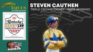 Steven Cauthen Triple Crown Jockey - Rode Affirmed - 2023 Kentucky Derby