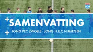 Samenvatting Jong PEC Zwolle - Jong N.E.C Nijmegen