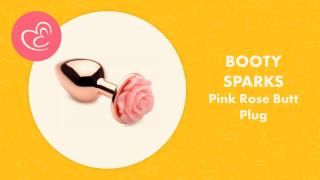 Pink Rose Buttplug Rose Gold - Small