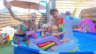 LAATSTE KEER iN ONS ZWEMBAD OP BLOEDHETE ZOMERDAG | Bellinga Vlog #1860