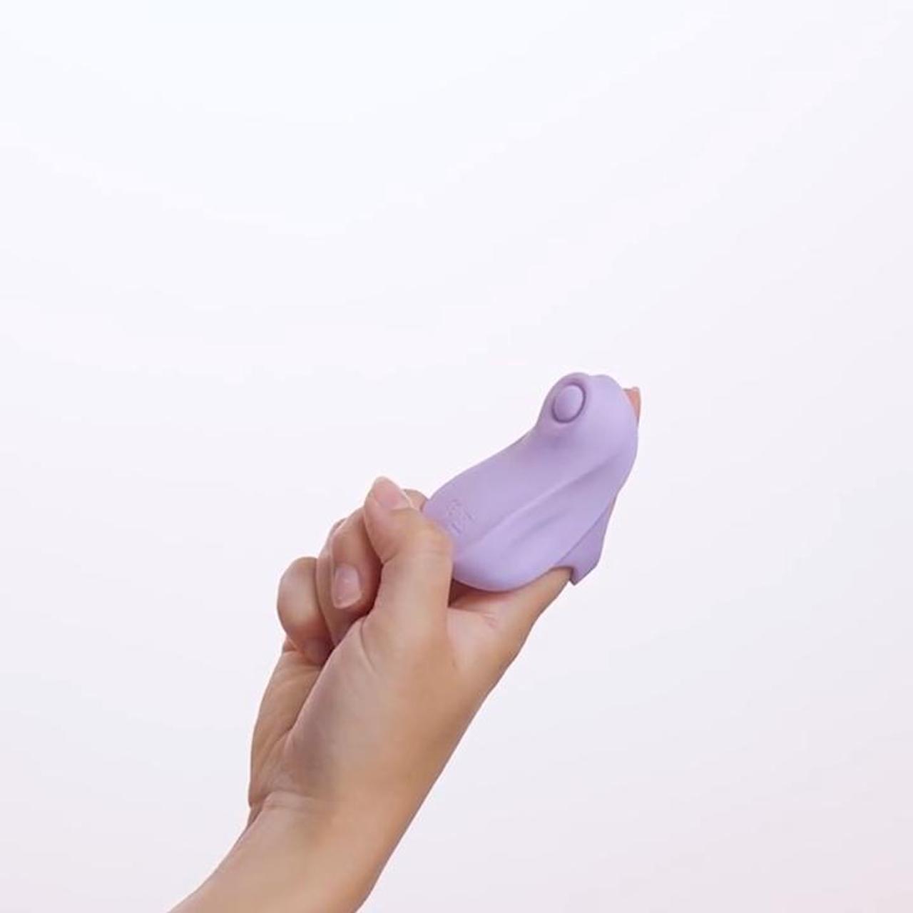 penisring anziehen Teazers - Finger-Vibrator mit Klopfender Stimulation - Lila