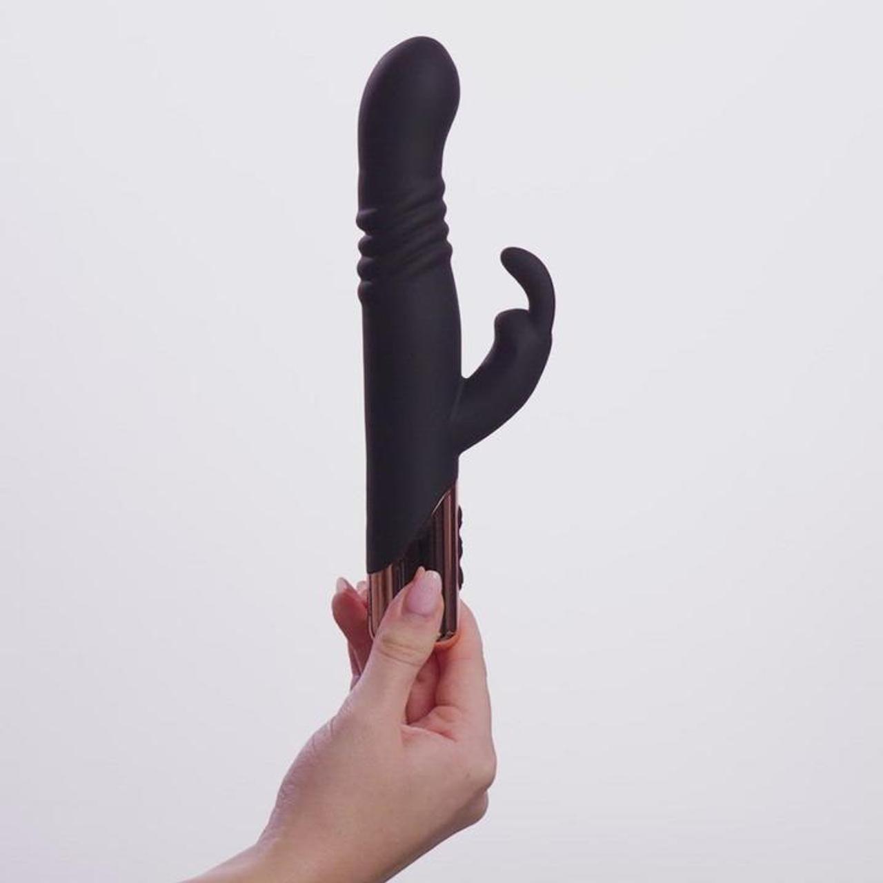 crazy fit massage vibration machine reviews Sexyland Pirouette Rotating Beads Rabbit Vibrator Adult Toy main image 1