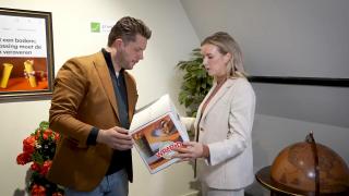 Ondernemerslounge (RTLZ) | 14.7.11 | Laurien met Chef Lars van Wrapid