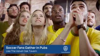 Soccer Fans Gather In Pubs