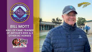 Hall of Fame Trainer Bill Mott of Arthur's Ride & 3 Other BC Horses- 2024 Breeder's cup Interview with Louisa Barton