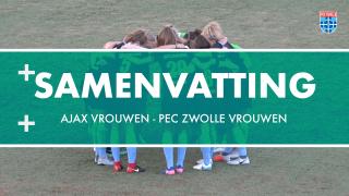 Samenvatting Ajax Vrouwen - PEC Zwolle Vrouwen