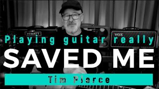 Tim Pierce: 'playing guitar really saved me'