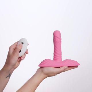 Teazers Pad with Thrusting Vibrator + Remote - Hand Video