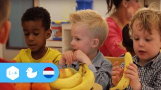 Fruitlied op het kinderdagverblijf