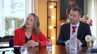 Ondernemerslounge (RTLZ) | 15.3.04 | Job en Melanie Gutteling van Securin