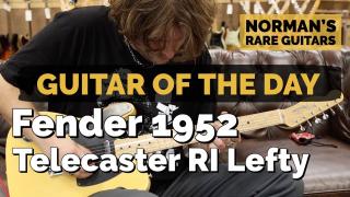 Guitar of the Day: Fender 1952 Telecaster Reissue Lefty | Norman's Rare Guitars