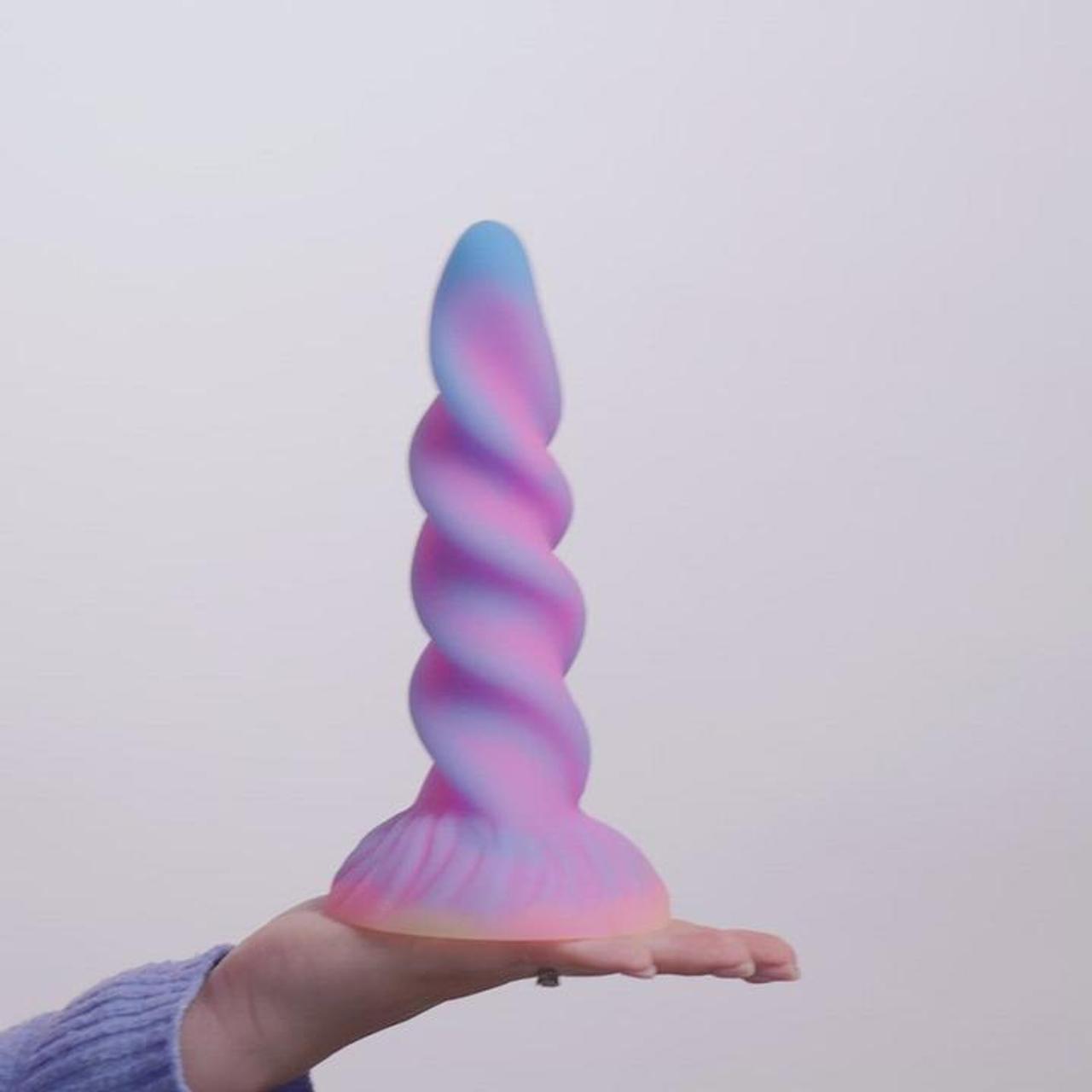 Leuchten-im-Dunkeln Einhorn Dildo - Beate Uhse