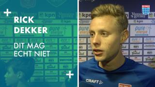 Rick Dekker: ‘Dit mag echt niet.’