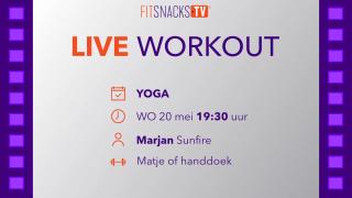 LIVE | Yoga met Marjan Sunfire