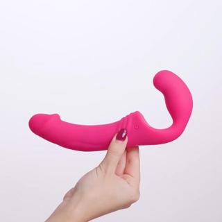 Easy Choice Love Rider Strapless Strap On Vibrator - Hand Video