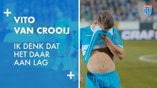 Vito van Crooij: 'Ik denk dat het daar aan lag