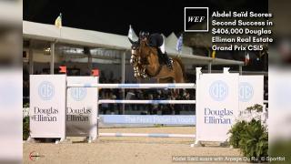 Abdel Saïd Scores Second Success in $406,000 Douglas Elliman Real Estate Grand Prix CSI5 