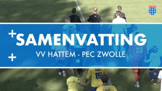 Samenvatting VV Hattem - PEC Zwolle