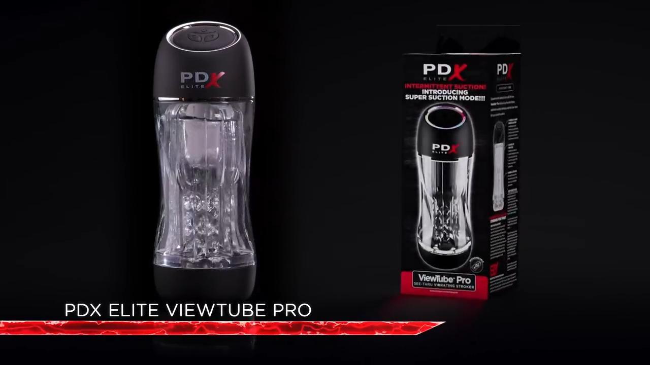 PDX Elite ViewTube Pro Masturbator mit Vibration - AMORELIE