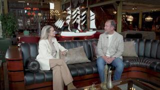 Ondernemerslounge (RTLZ) | 13.3.02 | Laurien bij Jan Frantzen Meubilair