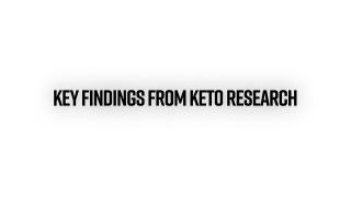 Keto 101 EP.362 Key findings from keto research