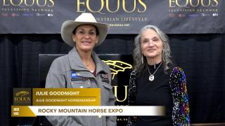 Rocky Mountain Horse Expo - Diana De Rosa Interview With Julie Goodnight of Julie Goodnight Horsemanship 