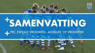 PEC Zwolle Vrouwen sluit af met monsterzege: 10-0