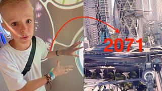 TE BIZAR! WAT ONS TE WACHTEN STAAT IN 2071… 😨 ( The Future Museum Dubai ) | Bellinga Vlog #3285  i