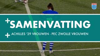 Samenvatting Achilles '29 Vrouwen - PEC Zwolle Vrouwen