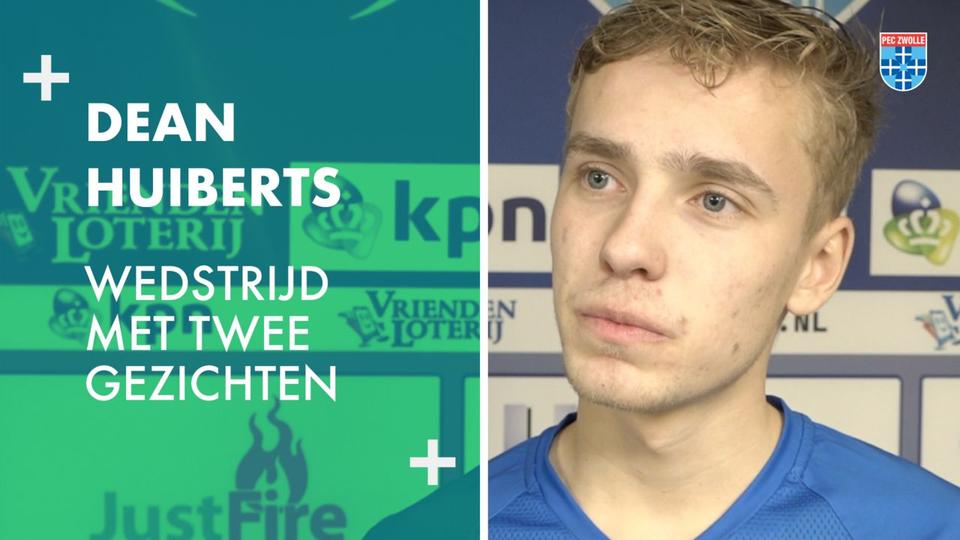 Dean Huiberts: 'Wedstrijd met twee gezichten.'