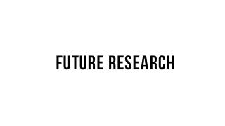 Keto 101 - Future Research