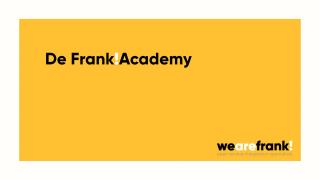 Wat is en doet de Frank!Academy?