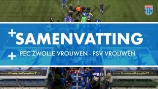 Samenvatting PEC Zwolle Vrouwen - PSV Vrouwen