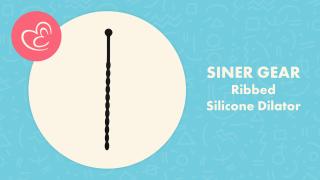 Sinner Gear Ribbed Silicone Dilator