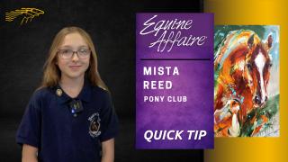 Mista Reed - Pony Club Equine Affaire Quick Tip