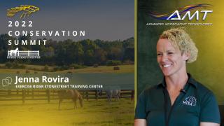 Jenna Rovira Stonestreet Training Center Exercise Rider 2022 Horse Farms Forever Summit Interview with Jacqueline Taylor