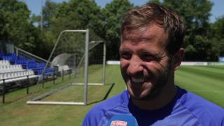 Rafael van der Vaart: ‘Leuke gasten en een leuk team.’