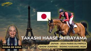 Takashi Haase Shibayama Riding Karamel M&M - Japan - 2024 Paris Olympics Interview With Diana De Rosa