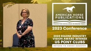 United States Pony Clubs, Inc. 2024 Equine Industry Vision Award Winner - AHP Conference