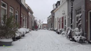 Sneeuw in Harderwijk