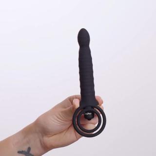 EasyToys Vibrating Dildo with Cock Ring - Hand Video