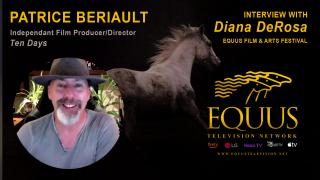 Diana Derosa at the EQUUS Film Festvial 2021 nterview Patrice Beriault Interview