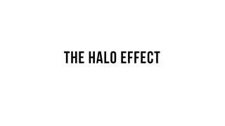 Keto 101 - The Halo Effect