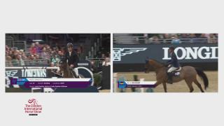 Scott Brash and Daniel Deusser in The Longines FEI Jumping World Cup from London