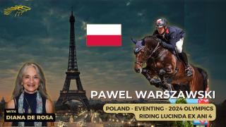 Pawel Warszawski Riding Lucinda Ex Ani 4 For Poland - 2024 Olympics Interview With Diana De Rosa