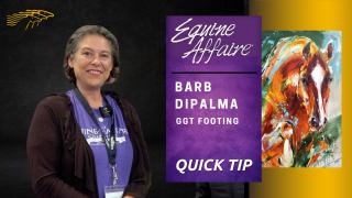 Barb DiPalma - GGT Footing Quick Tip at Equine Affaire